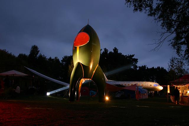 Chaos Communication Camp 2007, Flughafenmuseum Finowfurt : CCC-Camp-2007_IMG_480-8002 : Rocket science