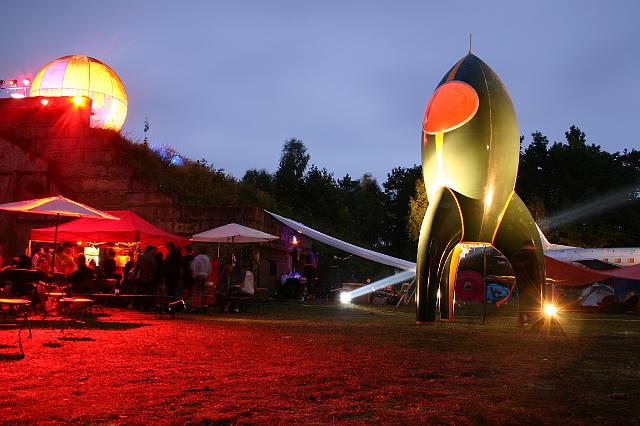 Chaos Communication Camp 2007, Flughafenmuseum Finowfurt : CCC-Camp-2007_IMG_480-8006 : atomic rocket bar