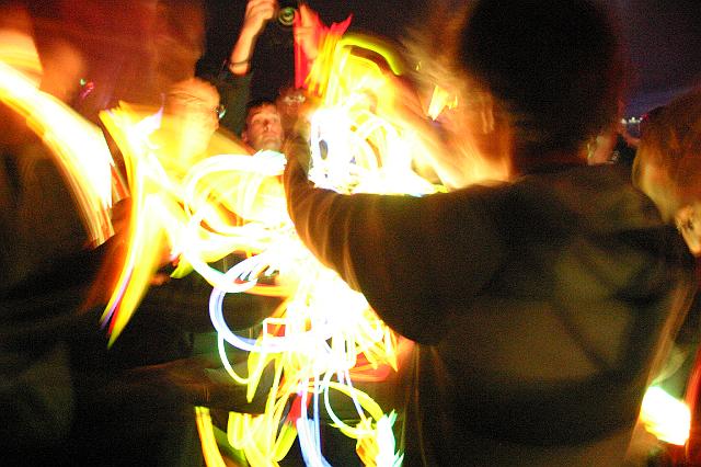 Chaos Communication Camp 2007, Flughafenmuseum Finowfurt : CCC-Camp-2007_IMG_480-8092 : atomic glowing-in-the-dark olympics