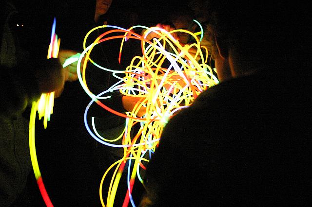 Chaos Communication Camp 2007, Flughafenmuseum Finowfurt : CCC-Camp-2007_IMG_480-8098 : atomic glowing-in-the-dark olympics