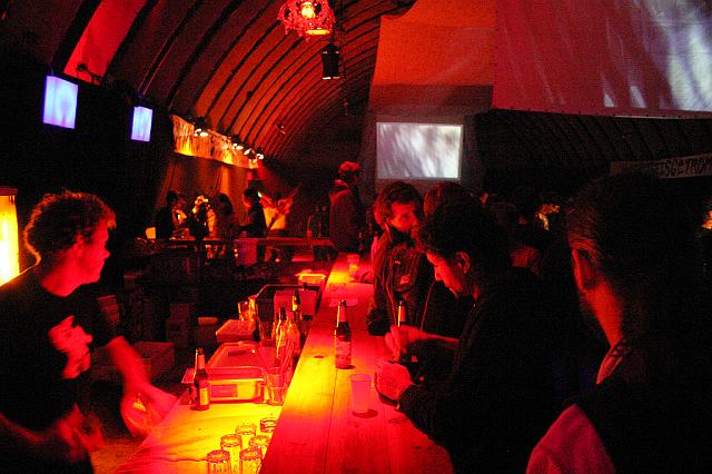 Chaos Communication Camp 2007, Flughafenmuseum Finowfurt : CCC-Camp-2007_IMG_481-8140 : half a hangar raving hax0rz