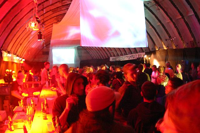 Chaos Communication Camp 2007, Flughafenmuseum Finowfurt : CCC-Camp-2007_IMG_481-8168 : half a hangar raving hax0rz