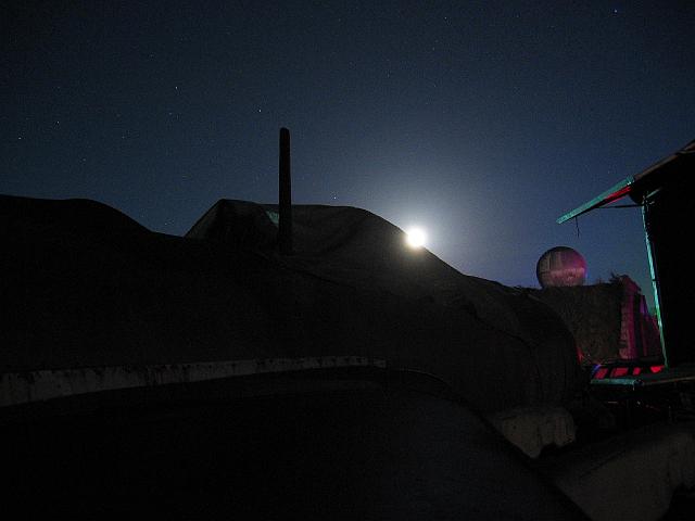 Chaos Communication Camp 2007, Flughafenmuseum Finowfurt : CCC-Camp_2007_IMG_479-7906 : full moon MIG