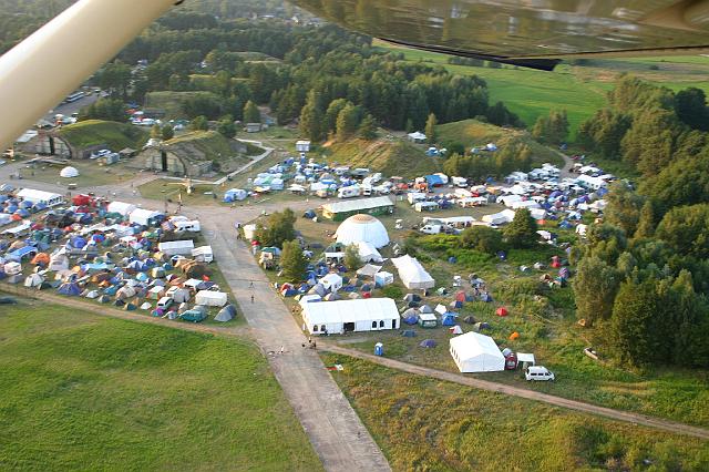 Chaos Communication Camp 2007, Flughafenmuseum Finowfurt : CCC-Camp_2007_zewski__IMG_479-7953 : Chaos Communication Camp 2007 from above