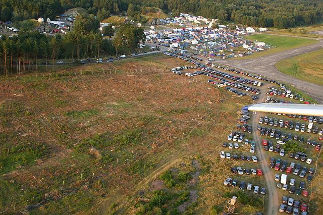 Chaos Communication Camp 2007, Flughafenmuseum Finowfurt : CCC-Camp_2007_zewski__IMG_479-7957 : Chaos Communication Camp 2007 from above