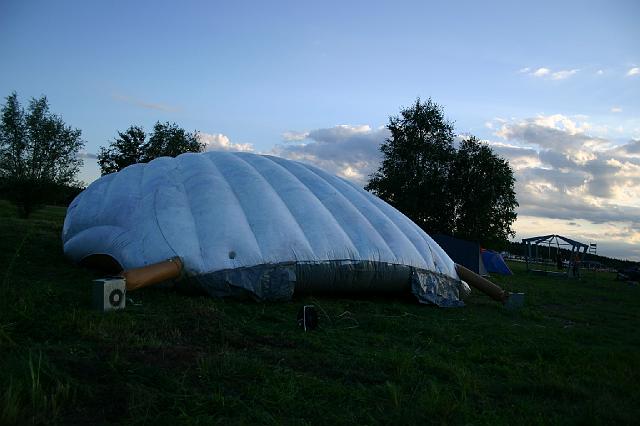 Chaos Communication Camp 2007, Flughafenmuseum Finowfurt : CCC_Camp_2007_IMG_478-7859 : die c-blase