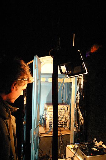 Chaos Communication Camp 2007, Flughafenmuseum Finowfurt : CCC_Camp_2007_IMG_478-7891 : fibre splicing in the field