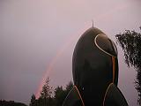 Chaos Communication Camp 2007, Flughafenmuseum Finowfurt : CCC-Camp_2007_IMG_480-8095 rainbow rocket