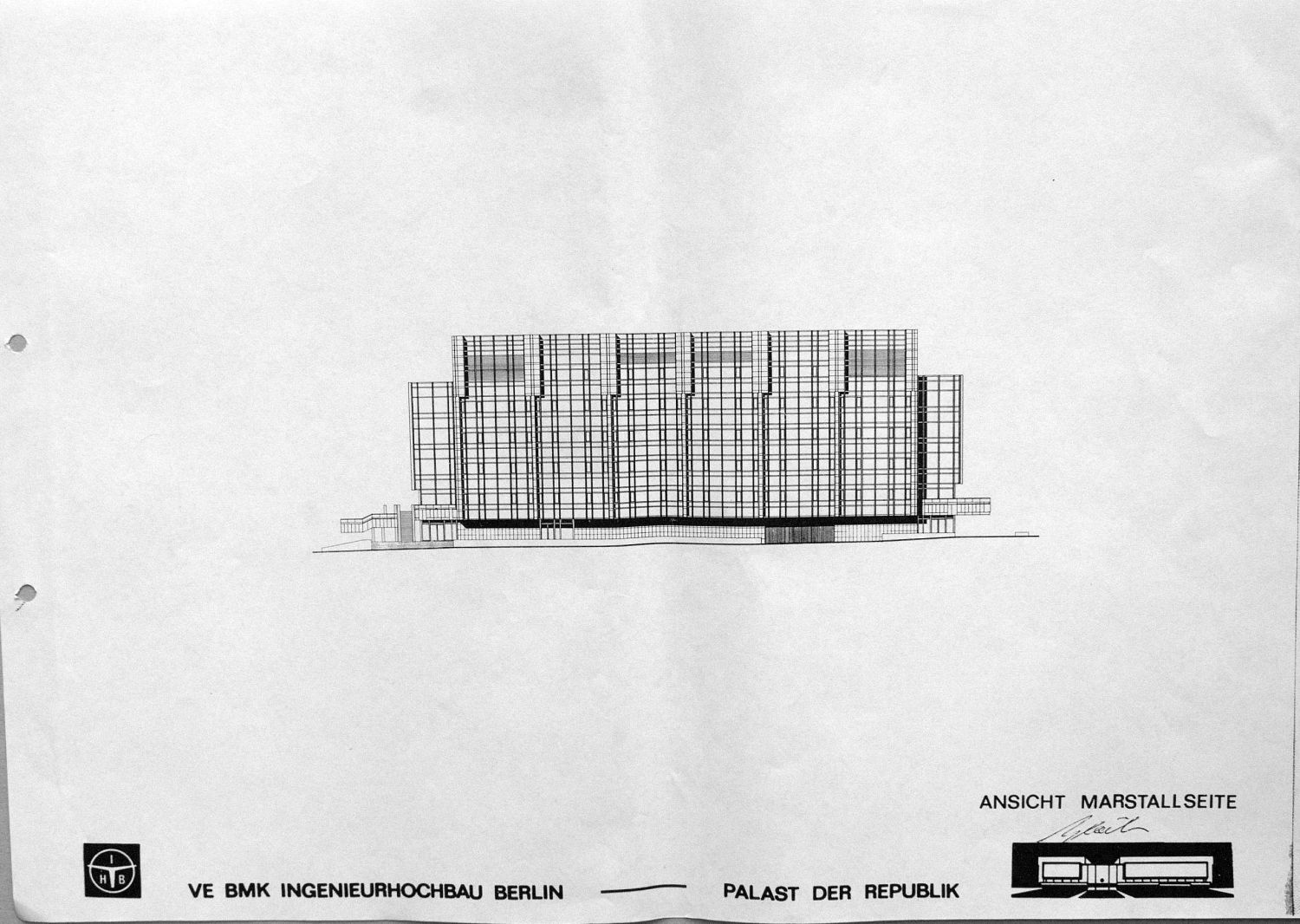 Objekt: Palast der Republik - Abschlussdokumentation 15. August 1975. Gesamtpl&auml;ne 1:500 : Palast_der_Republik_Gesamtplaene28 : 