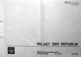Objekt: Palast der Republik - Abschlussdokumentation 15. August 1975. Gesamtpl&auml;ne 1:500 : Palast_der_Republik_Gesamtplaene01 