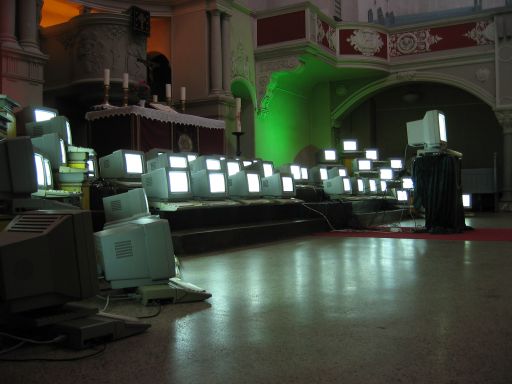 church of the 16th bit : IMG_0294 : a church full of ataris