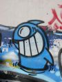 Berlin Street Art : berlin_street_art_IMG_411-1143 happy fish, color     Schönhauser Allee/Cantianstrasse
N52°32.79' E13°24.74' (WGS84)