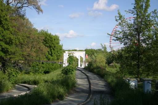 Objektbegehung: Vergn&uuml;gungspark Pl&auml;nterwald -Spreepark Berlin : IMG_0157_eos : Eingleisige Sache das