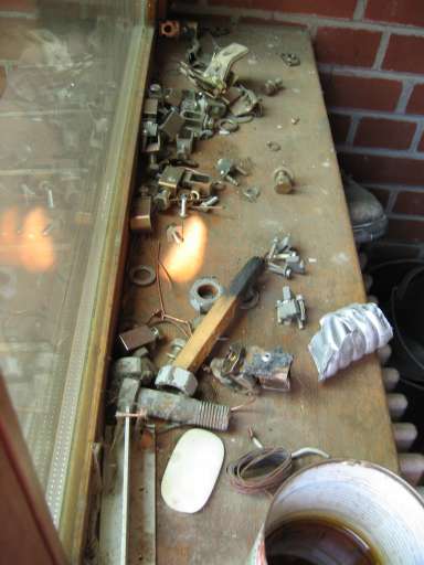 NSA Field Station Teufelsberg,  2004 : IMG_8836 : Nuts and Bolts