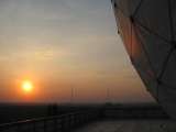 NSA Field Station Teufelsberg,  2004 : IMG_9784 sunset in spyland