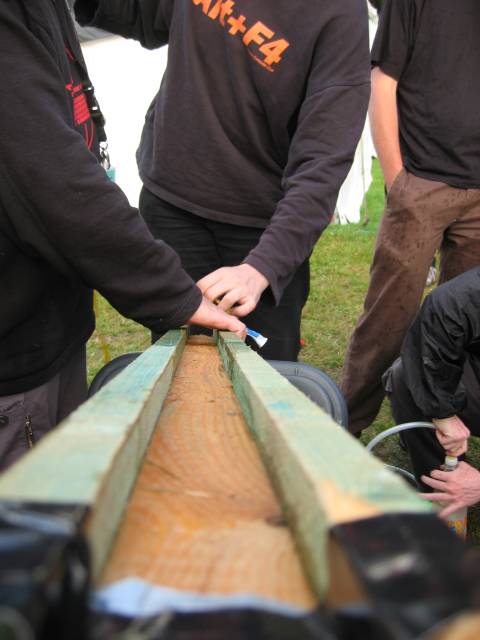 What the Hack, Netherlands, 2005  : what_the__hack_2005_IMG_452-5288 : bottle launching ramp