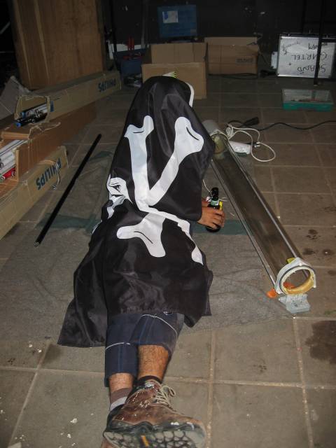 What the Hack, Netherlands, 2005  : what_the_hack_IMG_448-4869 : a tired pirate